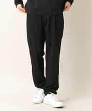 MKHDO13090 MK MICHEL KLEIN HOMME(MKミッシェルクランオム) 【ワンマイルセットアップ企画】リラックスパンツ / TRWフェイス ブラック(94)