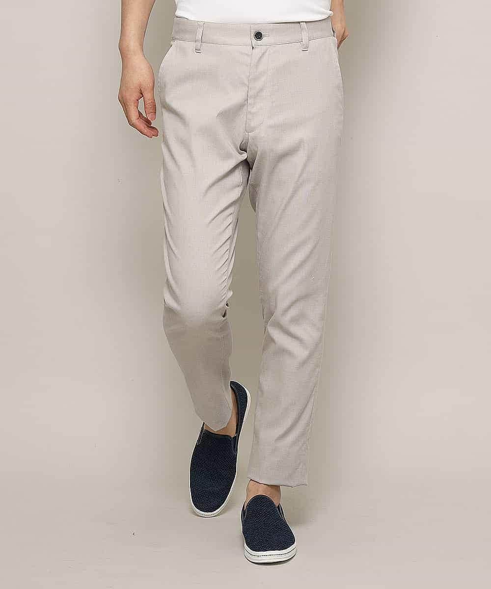 MKHHJ72130 MK MICHEL KLEIN HOMME(MKミッシェルクランオム) パンツ／クールモーションダイヤモンドオックス ベージュ
