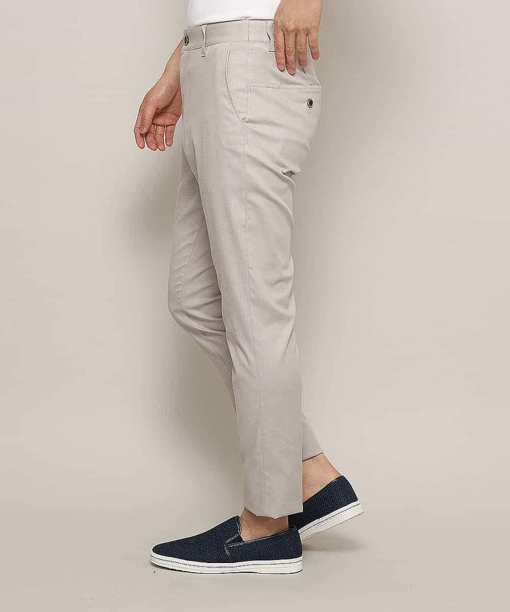 MKHHJ72130 MK MICHEL KLEIN HOMME(MKミッシェルクランオム) パンツ／クールモーションダイヤモンドオックス ベージュ
