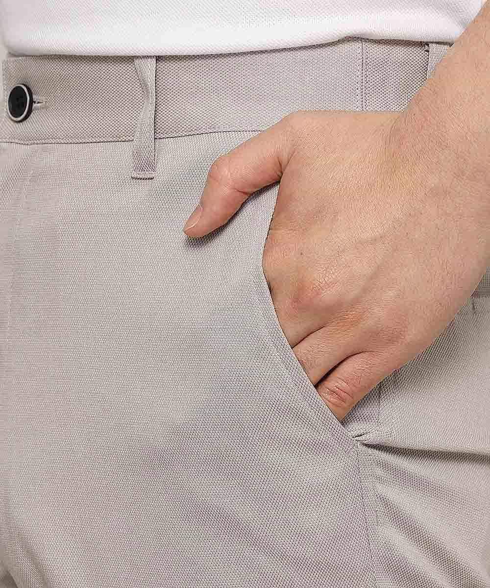 MKHHJ72130 MK MICHEL KLEIN HOMME(MKミッシェルクランオム) パンツ／クールモーションダイヤモンドオックス ベージュ