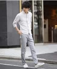 MKHHJ72130 MK MICHEL KLEIN HOMME(MKミッシェルクランオム) パンツ／クールモーションダイヤモンドオックス グレー