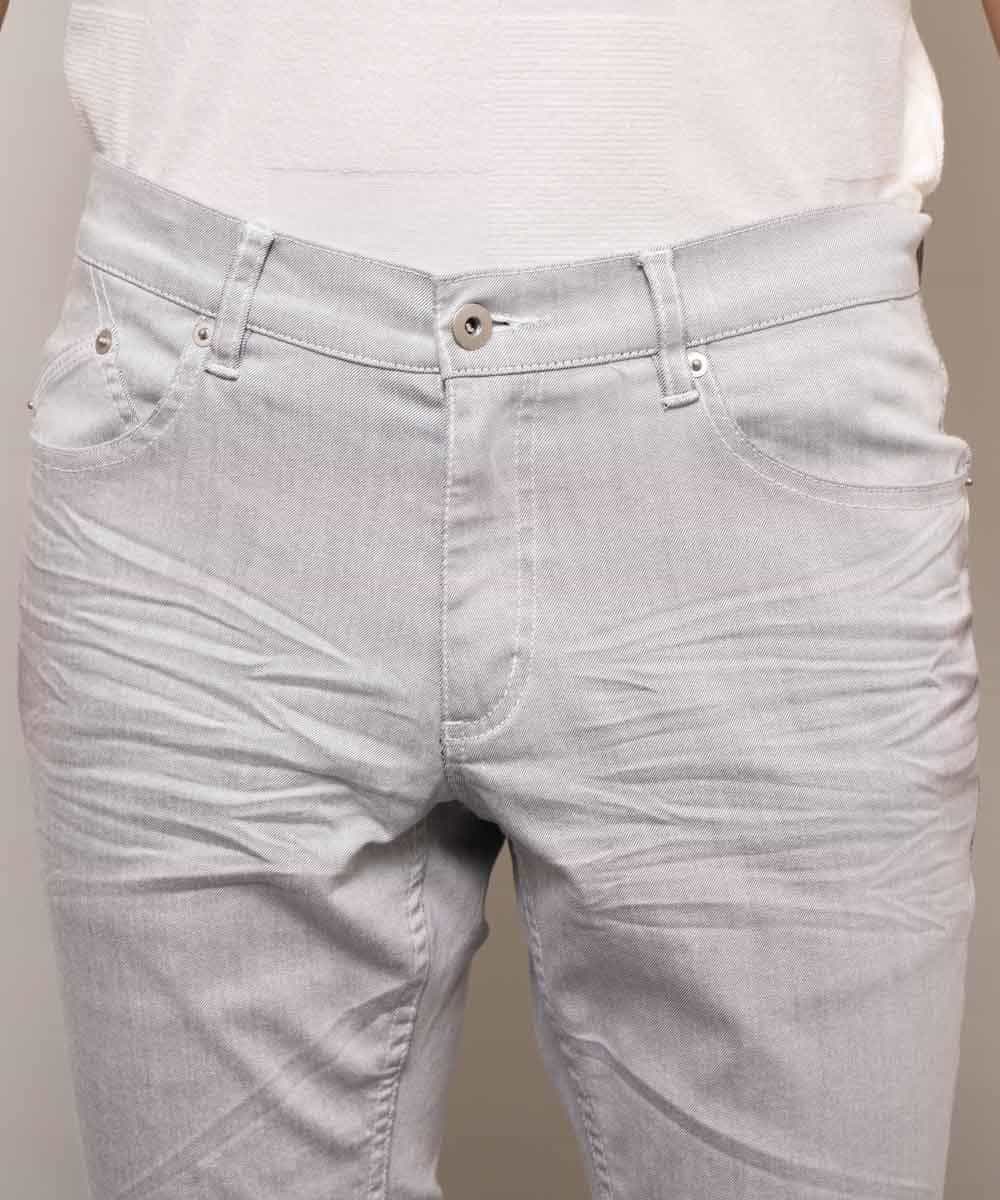 MKHHL08110 MK MICHEL KLEIN HOMME(MKミッシェルクランオム) パンツ／オセロックツイルストレッチ ホワイト