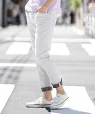 MKHHL08110 MK MICHEL KLEIN HOMME(MKミッシェルクランオム) パンツ／オセロックツイルストレッチ ホワイト