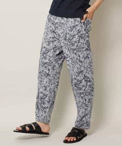 MKHHL21090 MK MICHEL KLEIN HOMME パンツ／ボタニカルリーフ