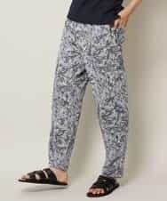 MKHHL21090 MK MICHEL KLEIN HOMME(MKミッシェルクランオム) パンツ／ボタニカルリーフ ライトブルー