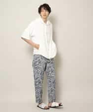 MKHHL21090 MK MICHEL KLEIN HOMME(MKミッシェルクランオム) パンツ／ボタニカルリーフ ライトブルー