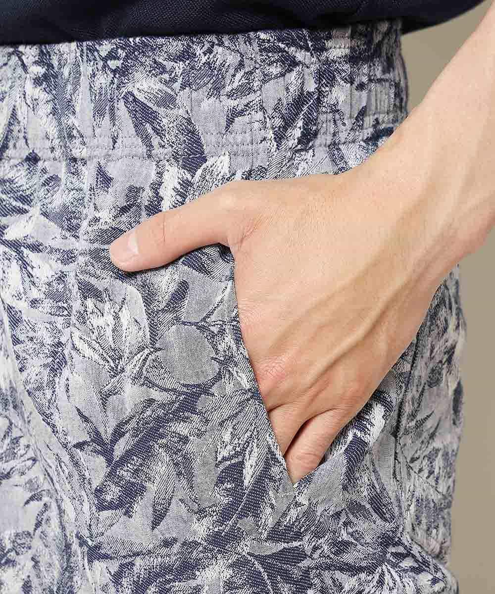 MKHHL21090 MK MICHEL KLEIN HOMME(MKミッシェルクランオム) パンツ／ボタニカルリーフ ライトブルー