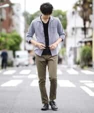MKHIL05090 MK MICHEL KLEIN HOMME(MKミッシェルクランオム) パンツ／キューブストレッチ カーキ