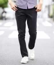 MKHIL05090 MK MICHEL KLEIN HOMME(MKミッシェルクランオム) パンツ／キューブストレッチ ブラック