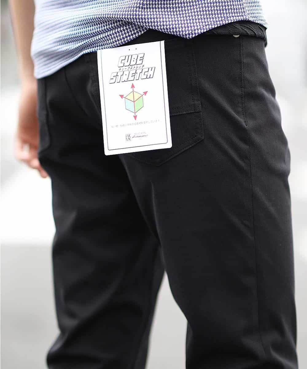 MKHIL05090 MK MICHEL KLEIN HOMME(MKミッシェルクランオム) パンツ／キューブストレッチ ブラック