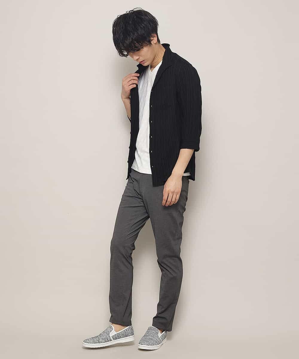 MKHJJ67130 MK MICHEL KLEIN HOMME(MKミッシェルクランオム) パンツ／オックスモクロディ ダークグレー