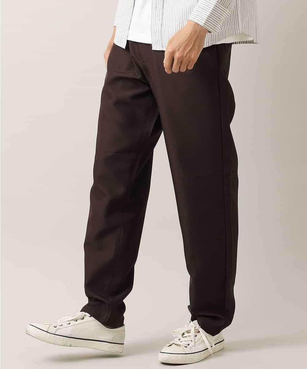 MKHJL02090 MK MICHEL KLEIN HOMME(MKミッシェルクランオム) パンツ／ドライイージーツイル ブラウン