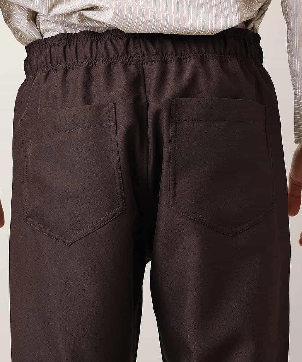MKHJL02090 MK MICHEL KLEIN HOMME(MKミッシェルクランオム) パンツ／ドライイージーツイル ブラウン