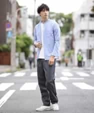 MKHJL02090 MK MICHEL KLEIN HOMME(MKミッシェルクランオム) パンツ／ドライイージーツイル ダークグレー