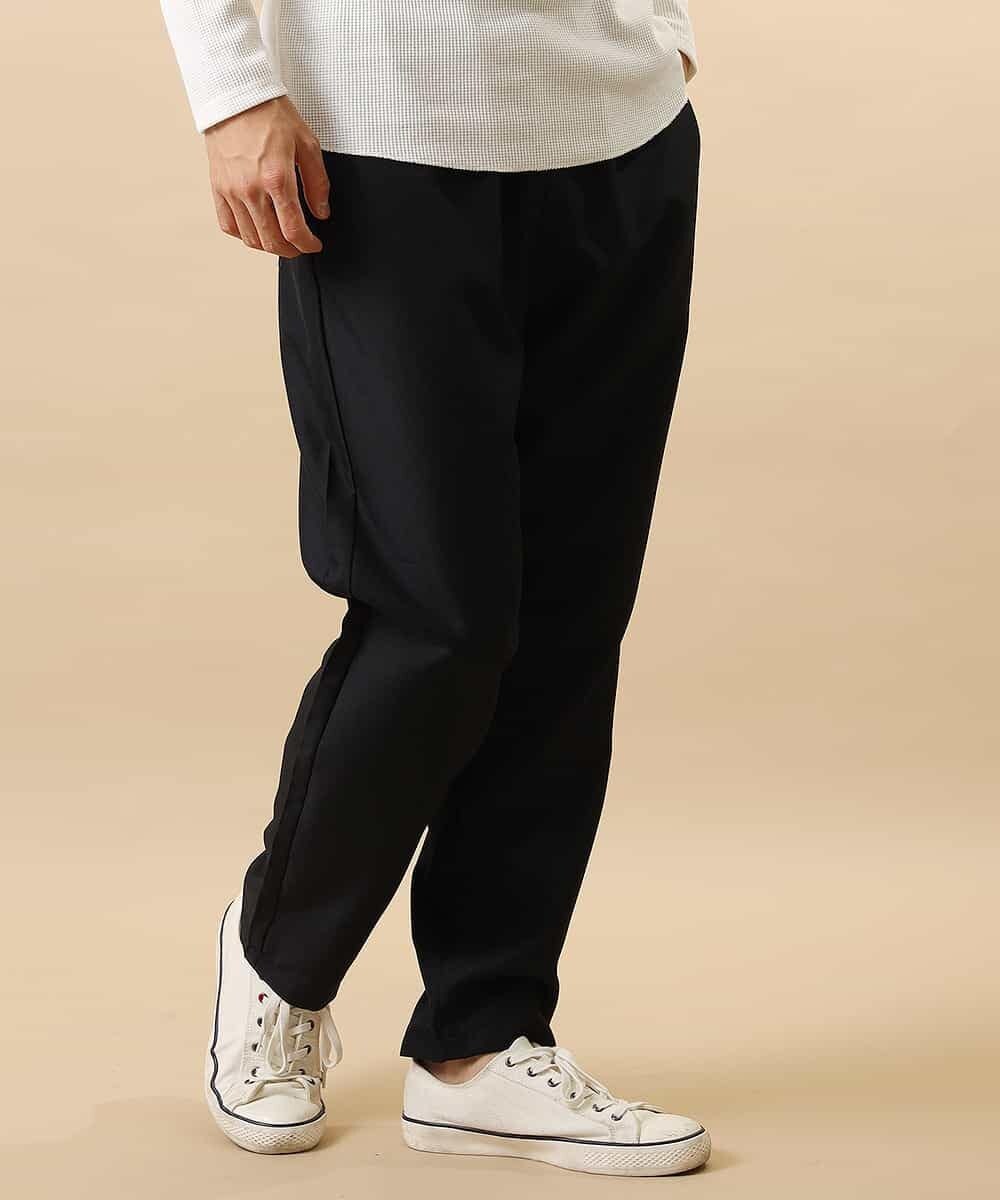 MKHJL02090 MK MICHEL KLEIN HOMME(MKミッシェルクランオム) パンツ／ドライイージーツイル ブラック
