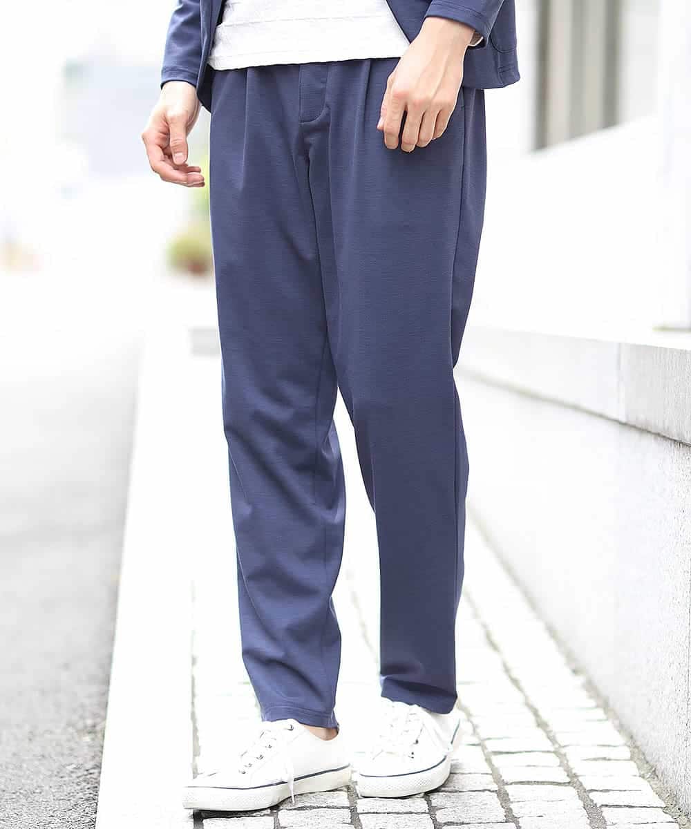 MKHJL05100 MK MICHEL KLEIN HOMME(MKミッシェルクランオム) パンツ／TRプレーティング ネイビー