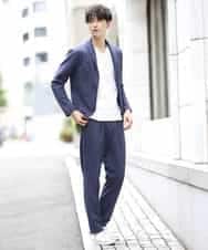 MKHJL05100 MK MICHEL KLEIN HOMME(MKミッシェルクランオム) パンツ／TRプレーティング ネイビー