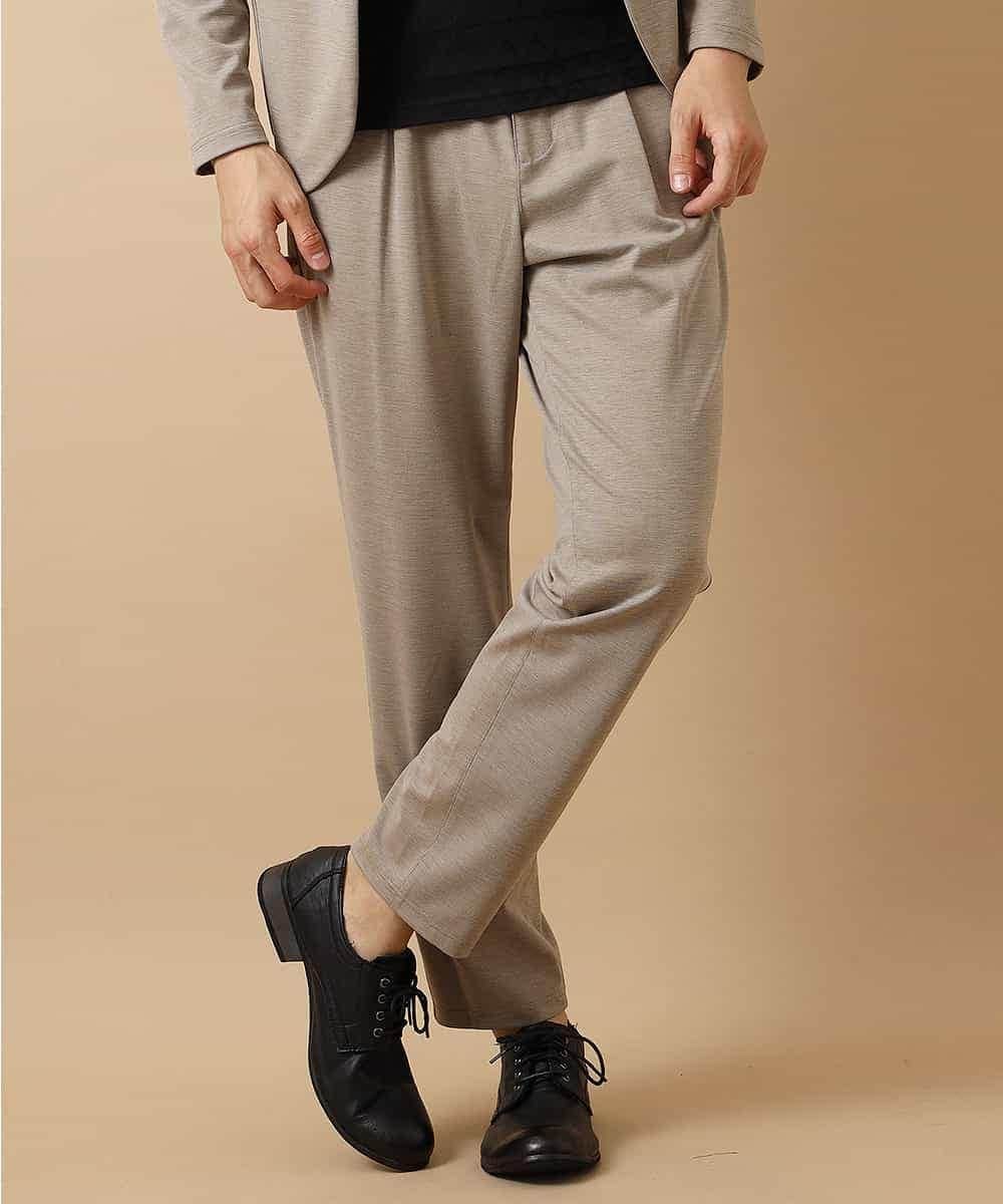MKHJL05100 MK MICHEL KLEIN HOMME(MKミッシェルクランオム) パンツ／TRプレーティング ベージュ