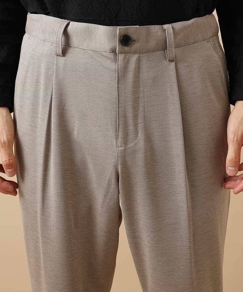 MKHJL05100 MK MICHEL KLEIN HOMME(MKミッシェルクランオム) パンツ／TRプレーティング ベージュ