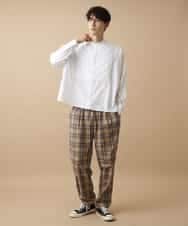 MKHJL40090 MK MICHEL KLEIN HOMME(MKミッシェルクランオム) パンツ／シェフチェック ベージュ