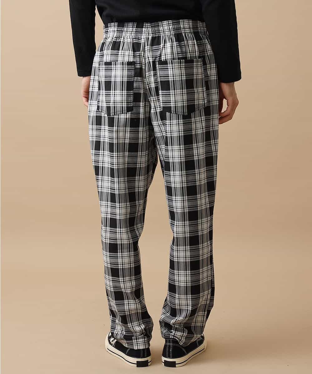 MKHJL40090 MK MICHEL KLEIN HOMME(MKミッシェルクランオム) パンツ／シェフチェック ブラック