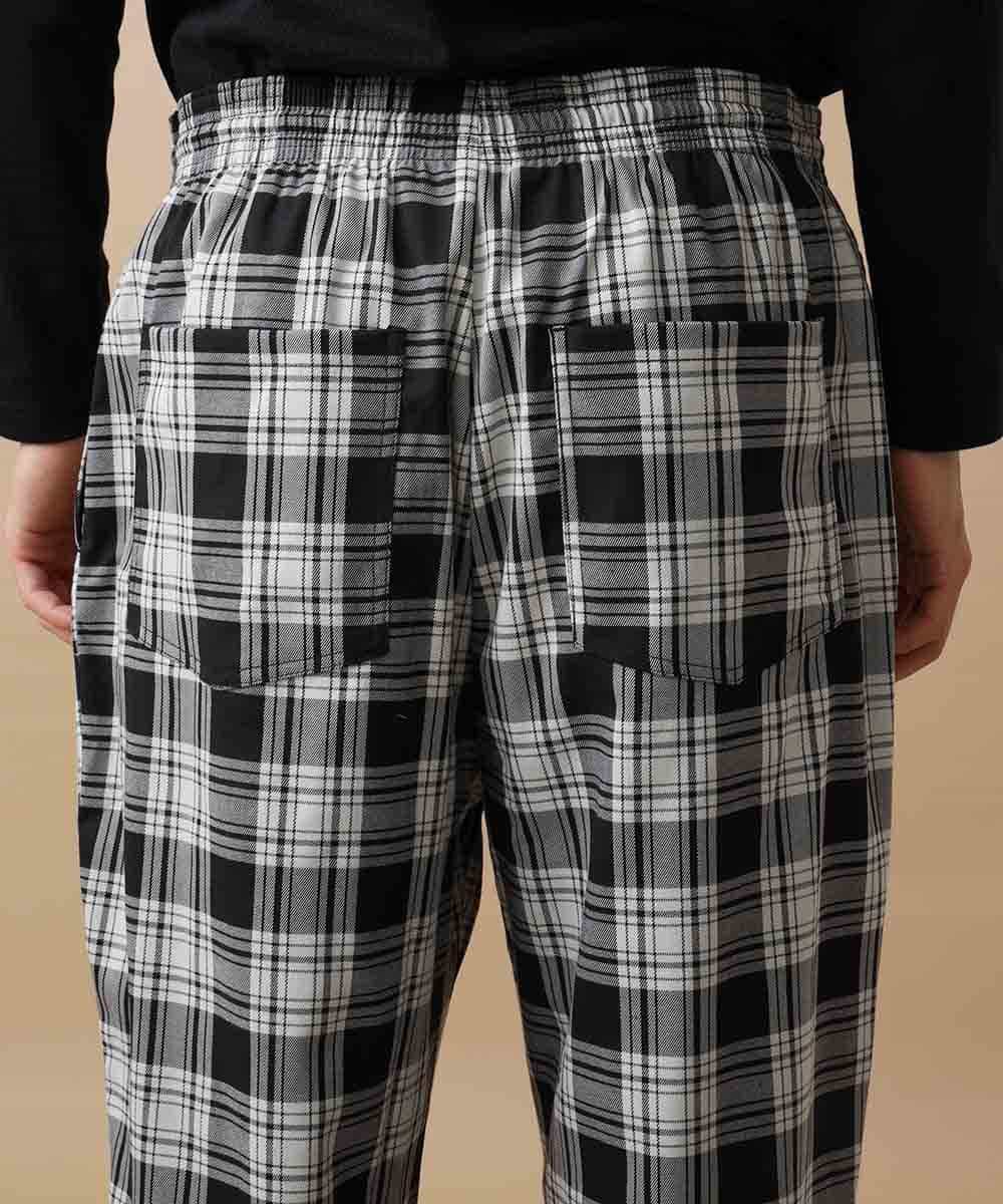 MKHJL40090 MK MICHEL KLEIN HOMME(MKミッシェルクランオム) パンツ／シェフチェック ブラック
