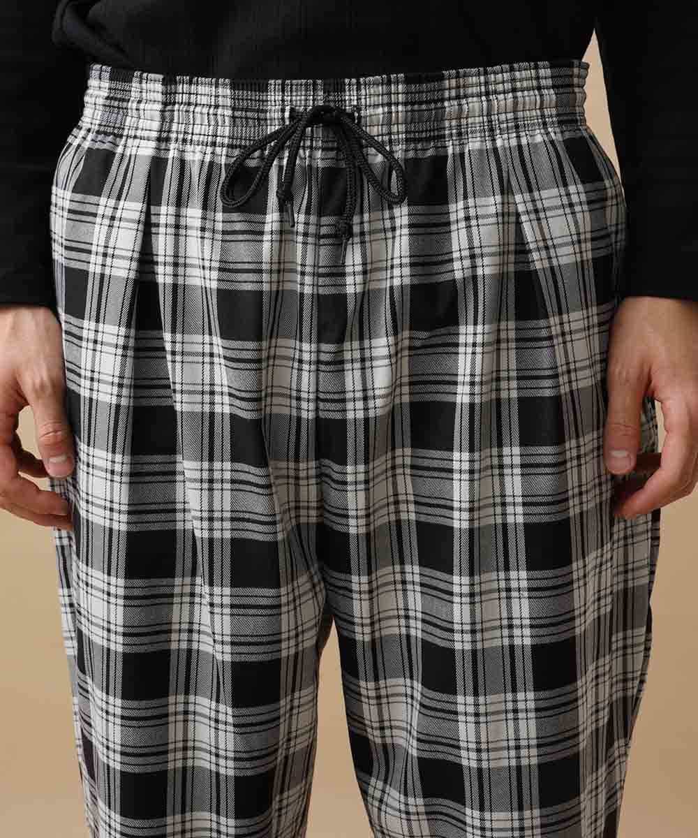 MKHJL40090 MK MICHEL KLEIN HOMME(MKミッシェルクランオム) パンツ／シェフチェック ブラック