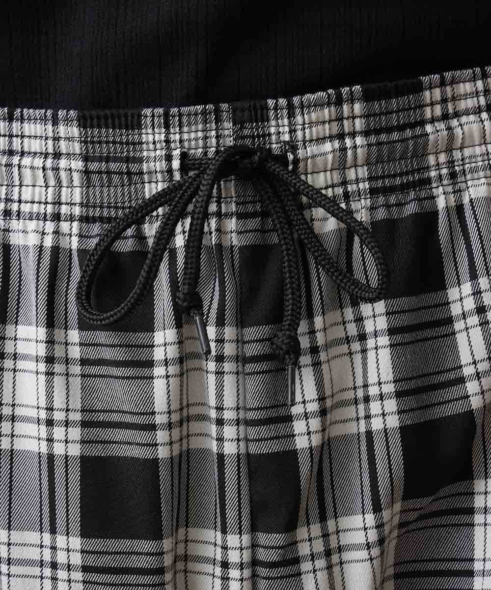 MKHJL40090 MK MICHEL KLEIN HOMME(MKミッシェルクランオム) パンツ／シェフチェック ブラック