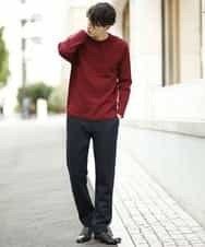 MKIAJ18075 MK MICHEL KLEIN HOMME(MKミッシェルクランオム) ニット／クルーネック パープル
