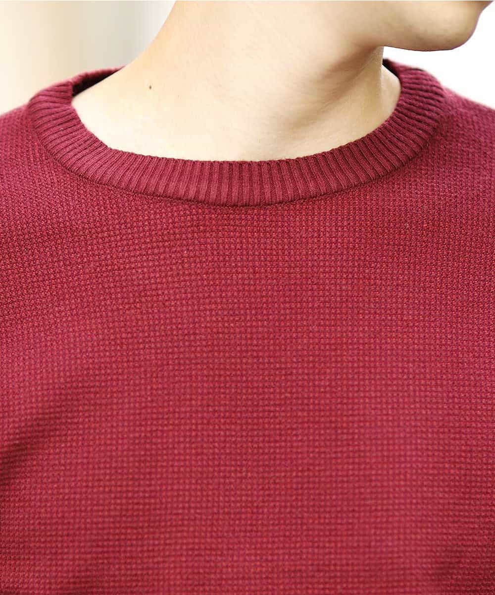 MKIAJ18075 MK MICHEL KLEIN HOMME(MKミッシェルクランオム) ニット／クルーネック パープル