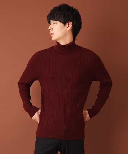 MKIAJ62095 MK MICHEL KLEIN homme 【ON / OFF switching 】タートルネックニット/ネオディライト