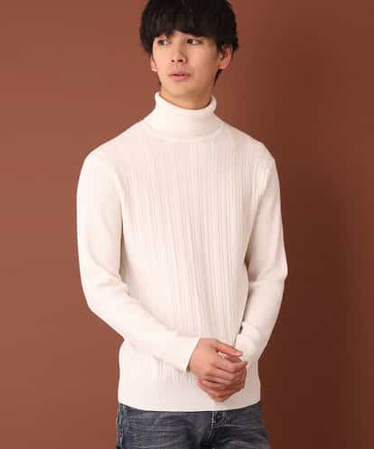 MKIAJ62095 MK MICHEL KLEIN homme 【ON / OFF switching 】タートルネックニット/ネオディライト