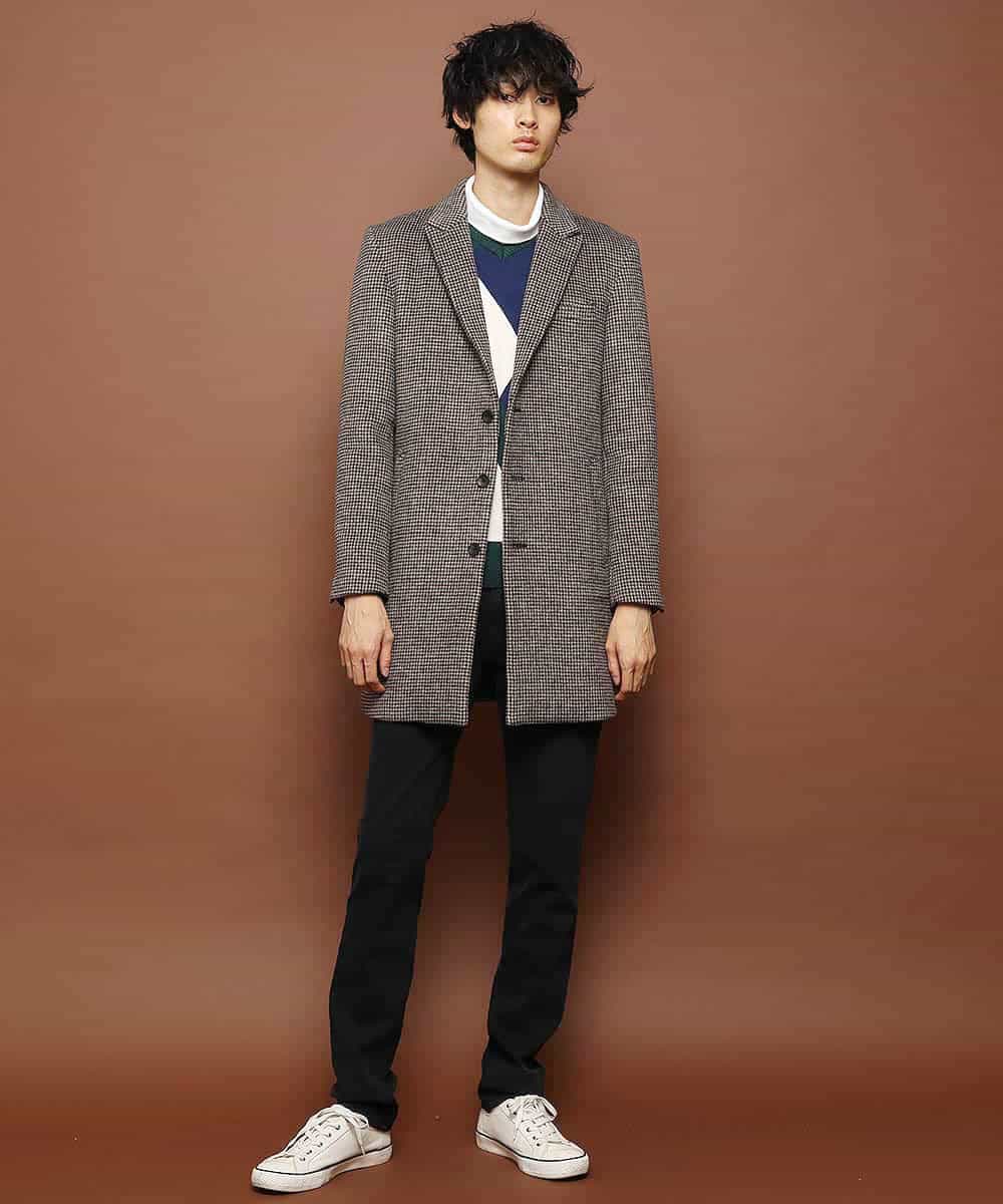 MKIAJ70110 MK MICHEL KLEIN HOMME(MKミッシェルクランオム) ニット／シルテックヤーン グリーン