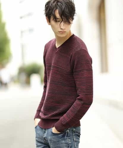 MKIAL30085 MK MICHEL KLEIN homme ニット/ハイブリットコットン