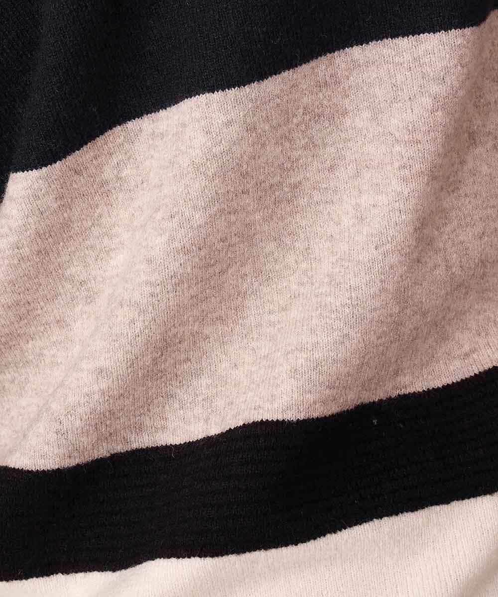 MKIAL59095 MK MICHEL KLEIN HOMME(MKミッシェルクランオム) Vネックニット／ヤクウールナイロン グリーン