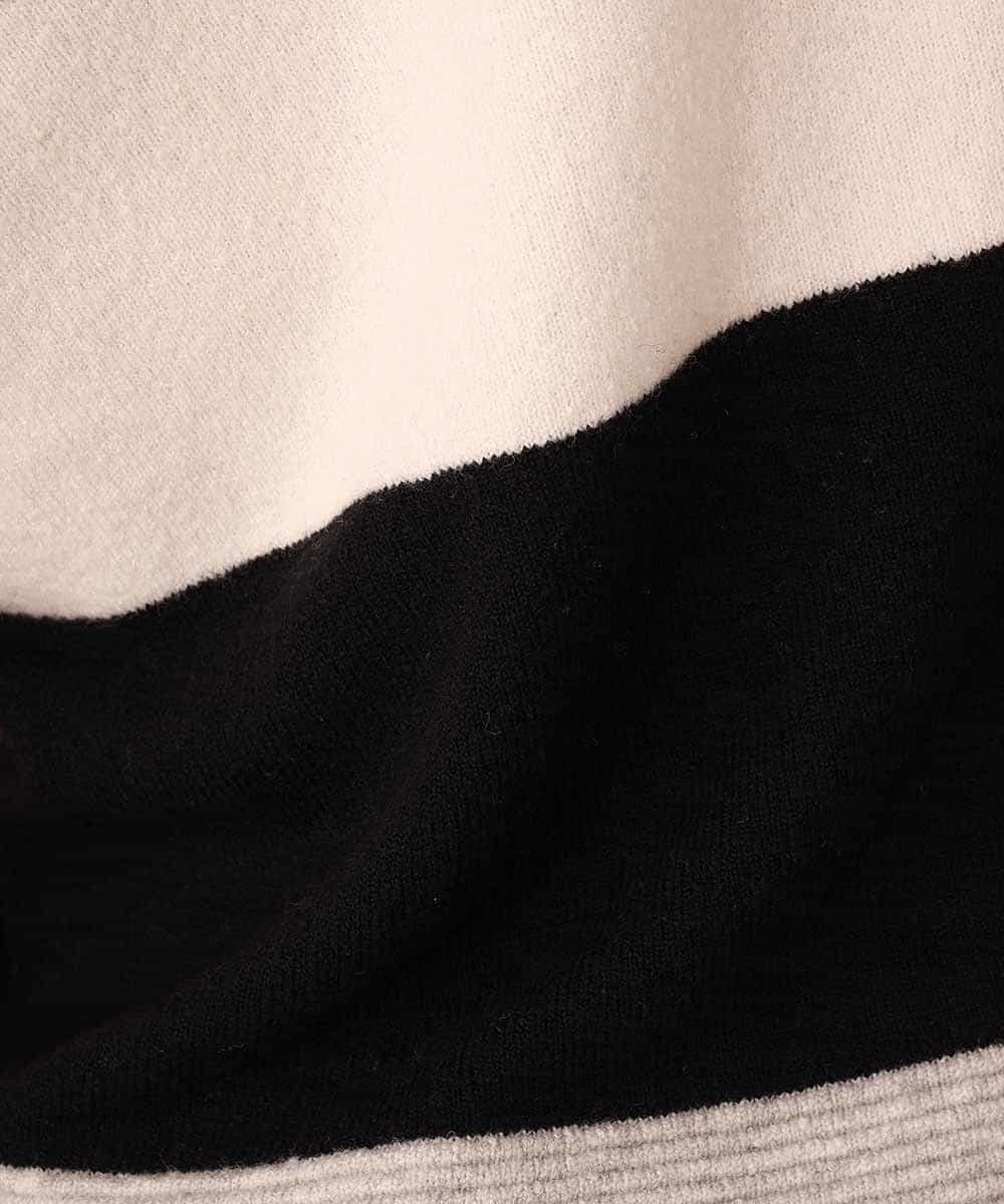 MKIAL59095 MK MICHEL KLEIN HOMME(MKミッシェルクランオム) Vネックニット／ヤクウールナイロン ネイビー