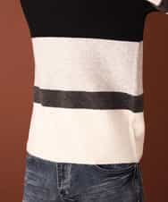 MKIAL59095 MK MICHEL KLEIN HOMME(MKミッシェルクランオム) Vネックニット／ヤクウールナイロン ベージュ