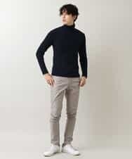 MKIAO41110 MK MICHEL KLEIN HOMME(MKミッシェルクランオム) タートルニット／ニードルループ ネイビー