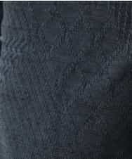 MKICL02065 MK MICHEL KLEIN HOMME(MKミッシェルクランオム) ニット／ヘンケイランダムパネル ネイビー