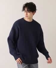 MKICO02079 MK MICHEL KLEIN HOMME(MKミッシェルクランオム) バルーンシルエット / プルオーバーニット ネイビー