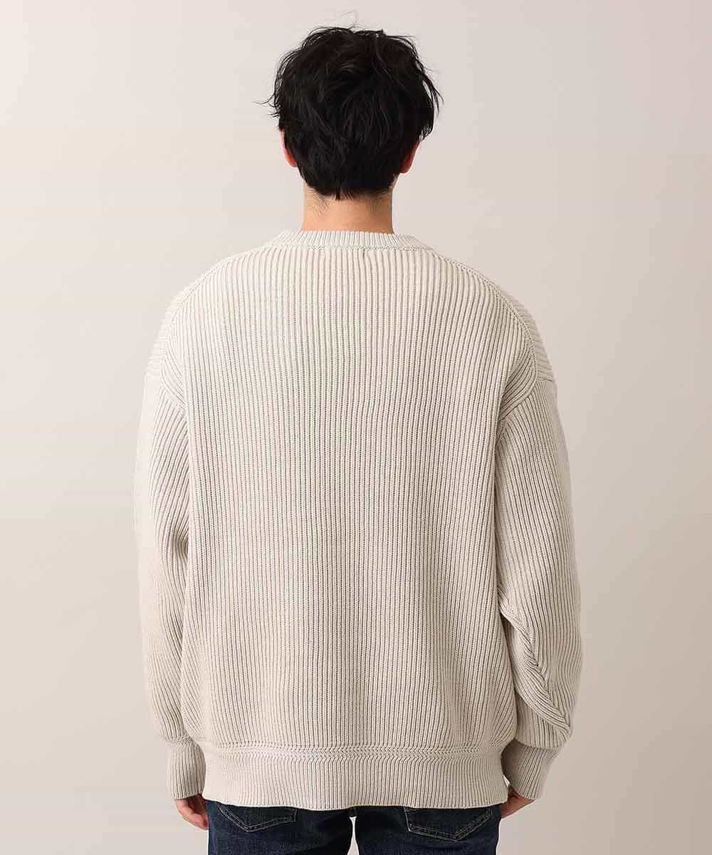 MKICO02079 MK MICHEL KLEIN HOMME(MKミッシェルクランオム) バルーンシルエット / プルオーバーニット アイボリー