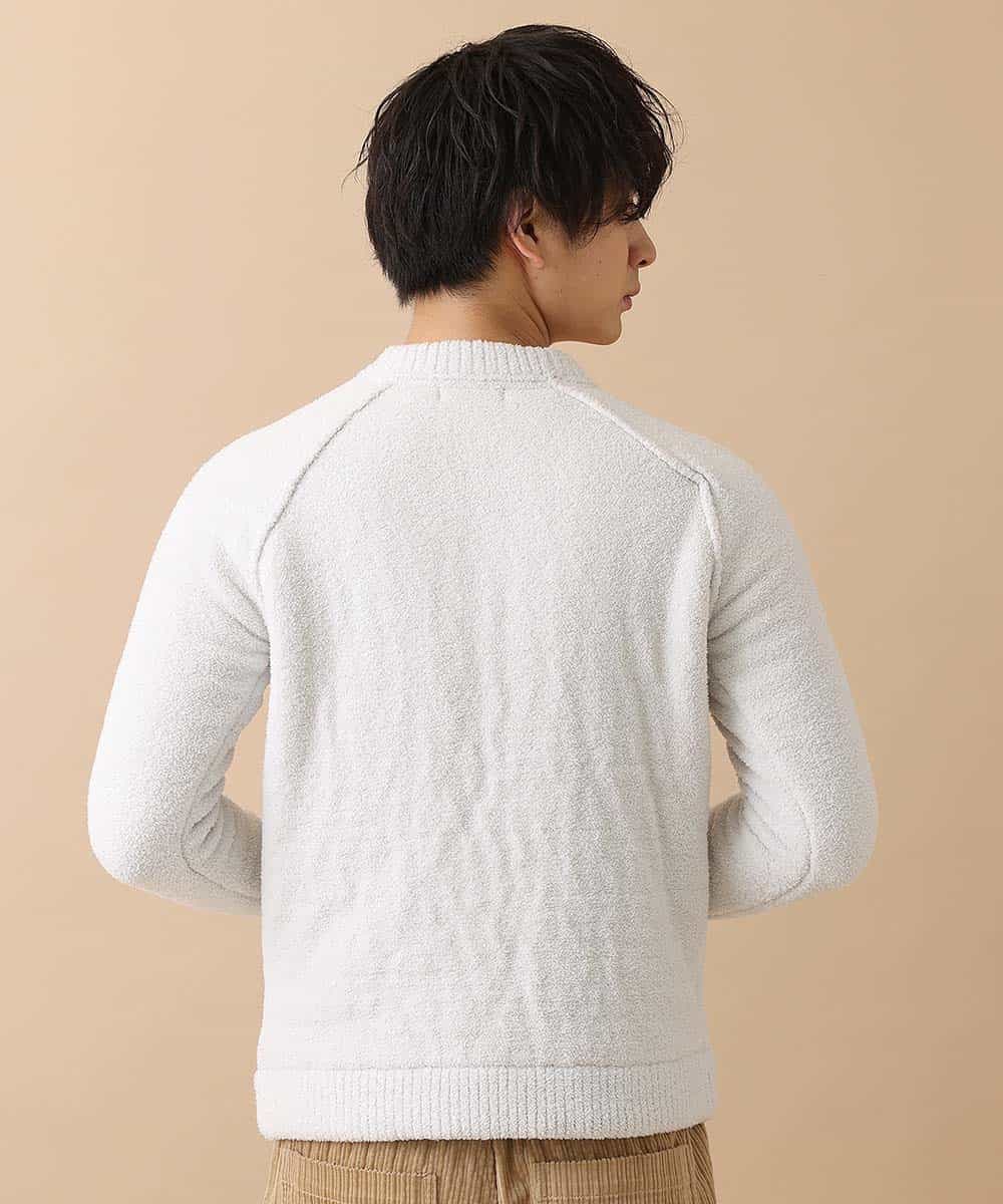 MKICO49069 MK MICHEL KLEIN HOMME(MKミッシェルクランオム) 【ふわもこルームウェア】スターダストニット ライトグレー