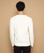 MKIDJ83089 MK MICHEL KLEIN HOMME(MKミッシェルクランオム) ニット／キョウネンへリンボン ホワイト