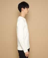 MKIDJ83089 MK MICHEL KLEIN HOMME(MKミッシェルクランオム) ニット／キョウネンへリンボン ホワイト