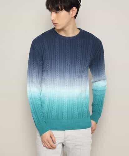 MKIDL50079 MK MICHEL KLEIN homme ニット/グラデケーブル