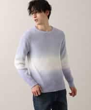 MKIDO08089 MK MICHEL KLEIN HOMME(MKミッシェルクランオム) 【WEB特別プライス】グラデーションニット ラベンダー(60)