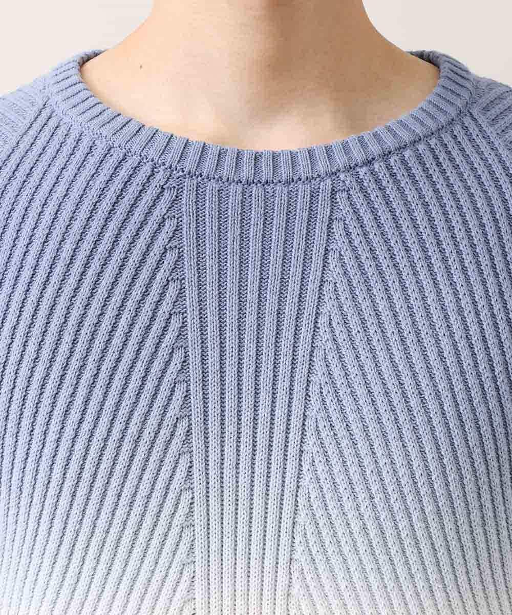 MKIDO08089 MK MICHEL KLEIN HOMME(MKミッシェルクランオム) 【WEB特別プライス】グラデーションニット トリコロール(95)