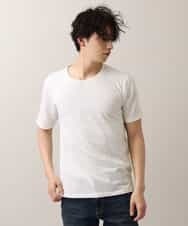 MKIDO13089 MK MICHEL KLEIN HOMME(MKミッシェルクランオム) アンサンブルニット／ケーブルコットン グリーン(30)