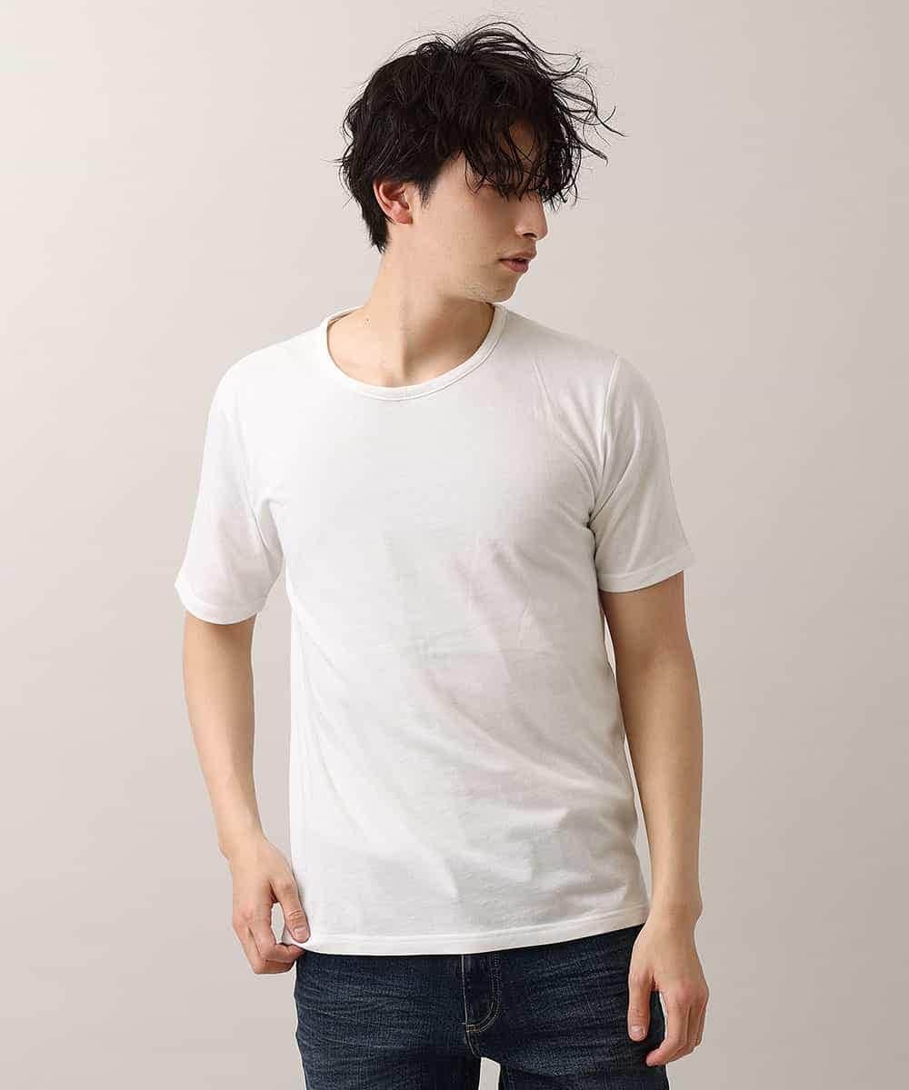 MKIDO13089 MK MICHEL KLEIN HOMME(MKミッシェルクランオム) アンサンブルニット／ケーブルコットン グリーン(30)