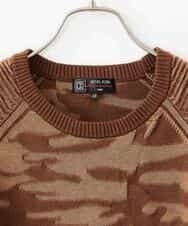 MKIJL16089 MK MICHEL KLEIN HOMME(MKミッシェルクランオム) ニット／カモリップコットン ベージュ